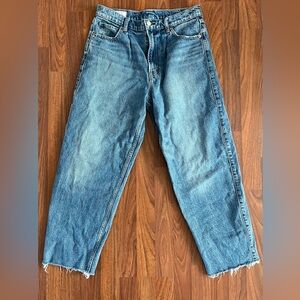 High-Rise Women's Blue Denim Jeans